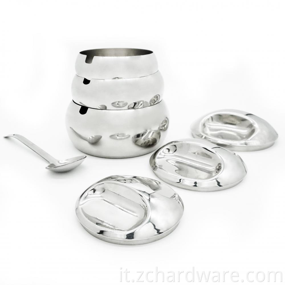 Stainless Steel Sugar Bowls